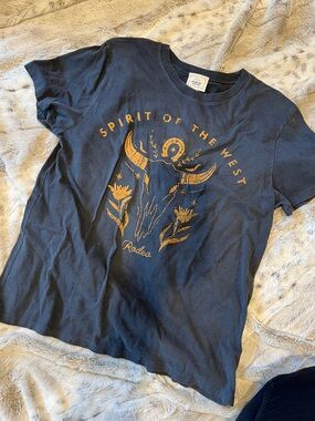 Spirit of the West Black Graphic Tee by Unknown Brand